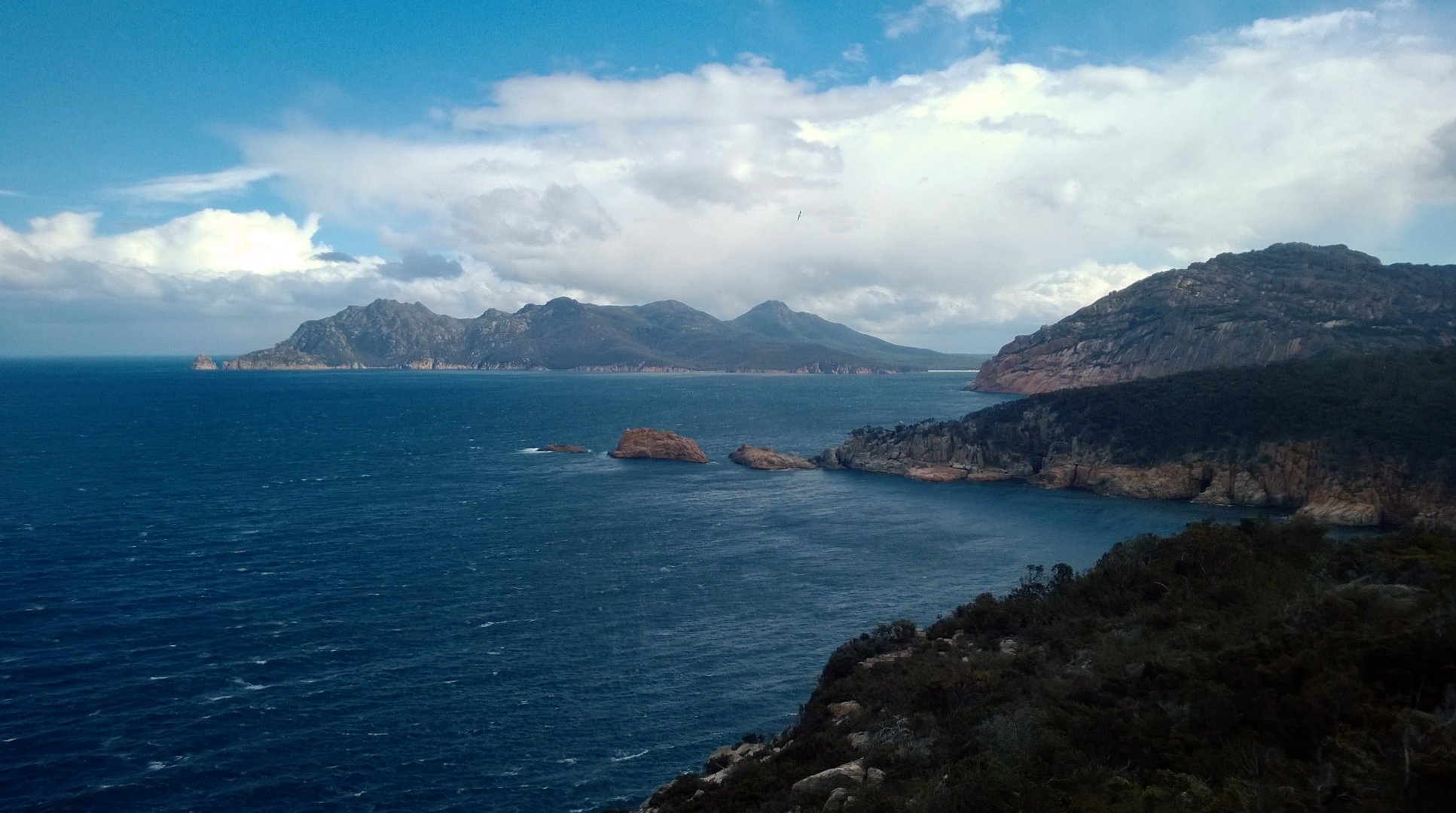 Cape Tourville and the Freycinet coastline