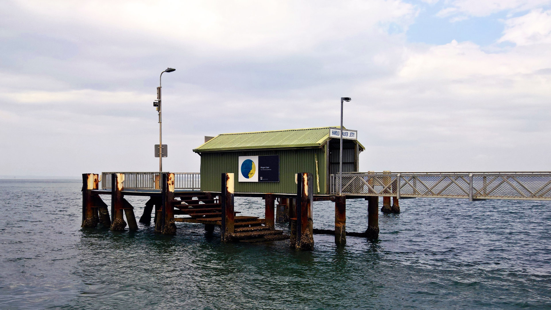 The pedestrian jetty at Dunwich, North Stradbroke Island